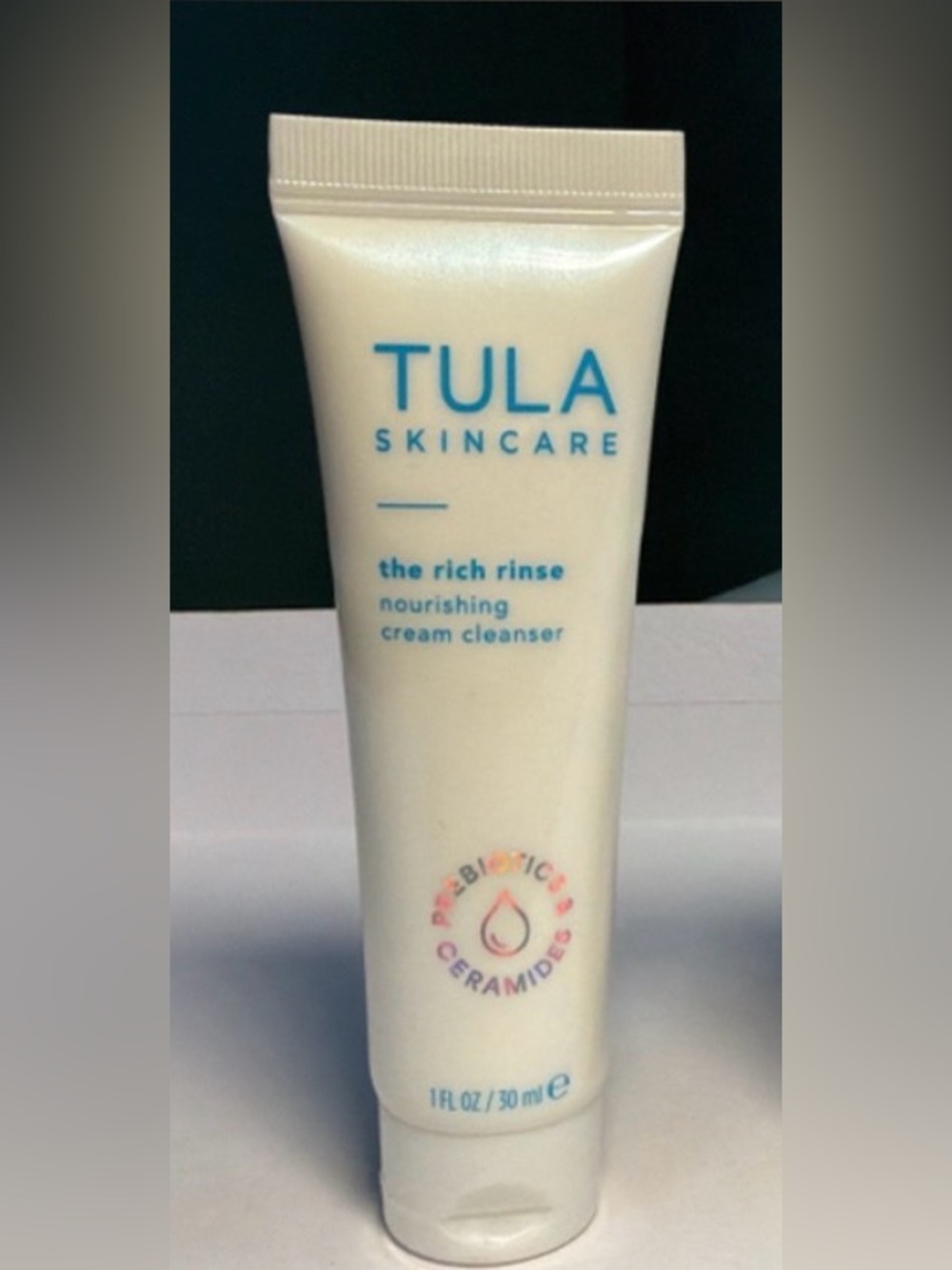 Tula Cream Cleanser with Blue Logo